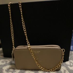 KATE SPADE NEW YORK margaux double zip mini crossbody bag + gift